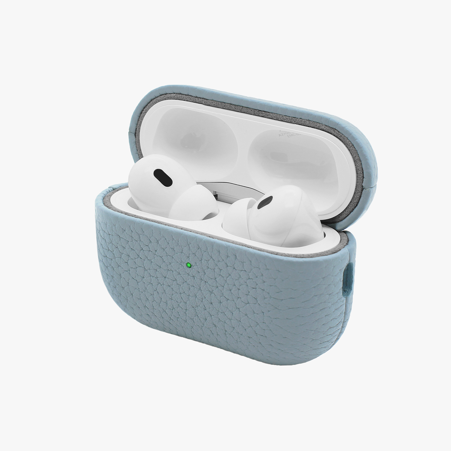 真皮革客製化禮物AirPods 4 收納皮套 AirPods Pro 2代 保護套 - AirPods/耳機保護套 - 真皮 藍色