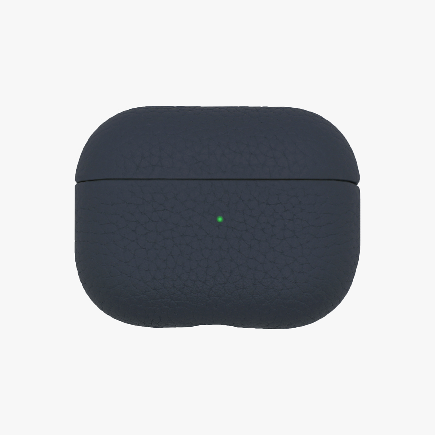 真皮革客製化禮物AirPods 4 收納皮套 AirPods Pro 2代 保護套 - AirPods/耳機保護套 - 真皮 藍色