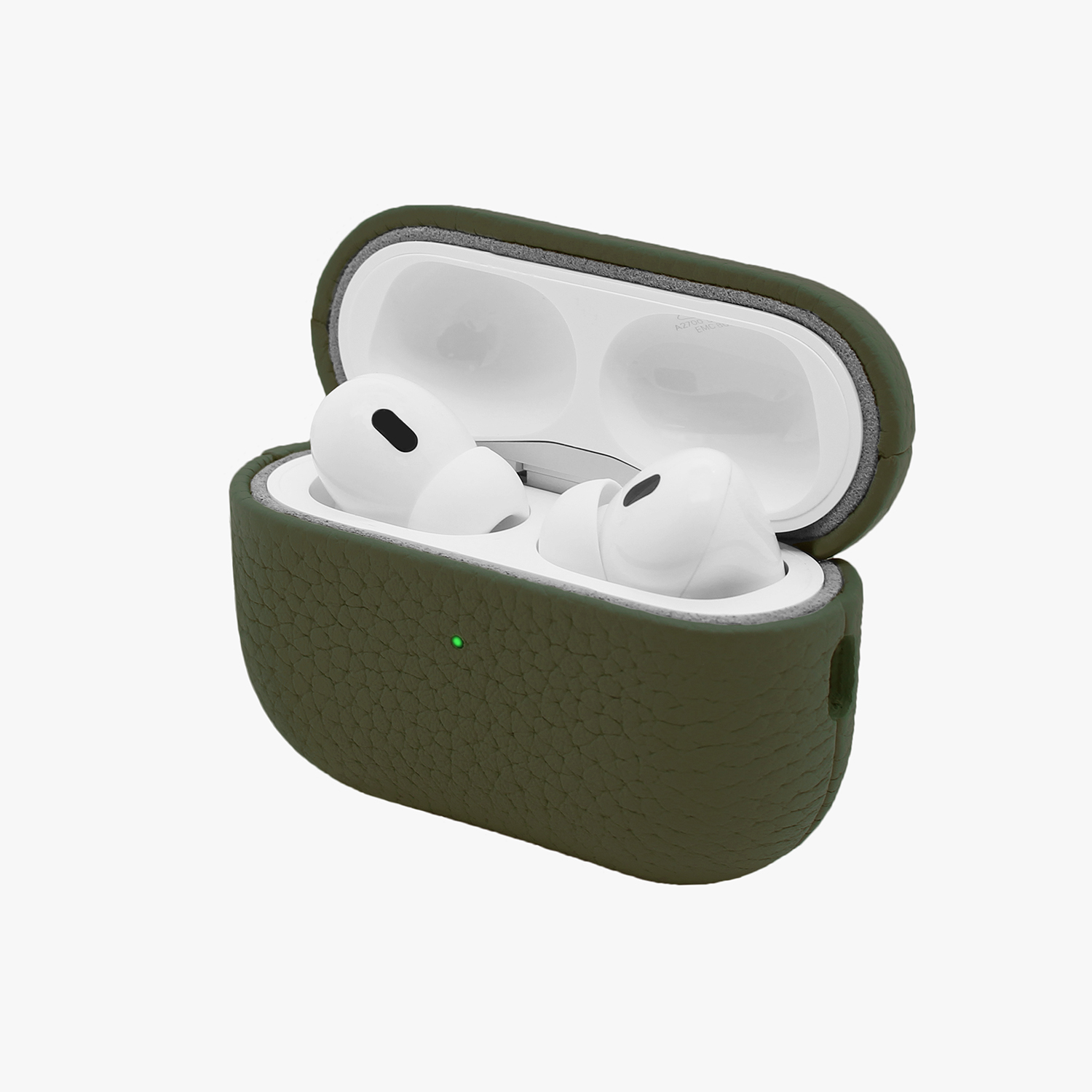 真皮革客製化禮物AirPods 4 收納皮套 AirPods Pro 2代 保護套 - AirPods/耳機保護套 - 真皮 藍色