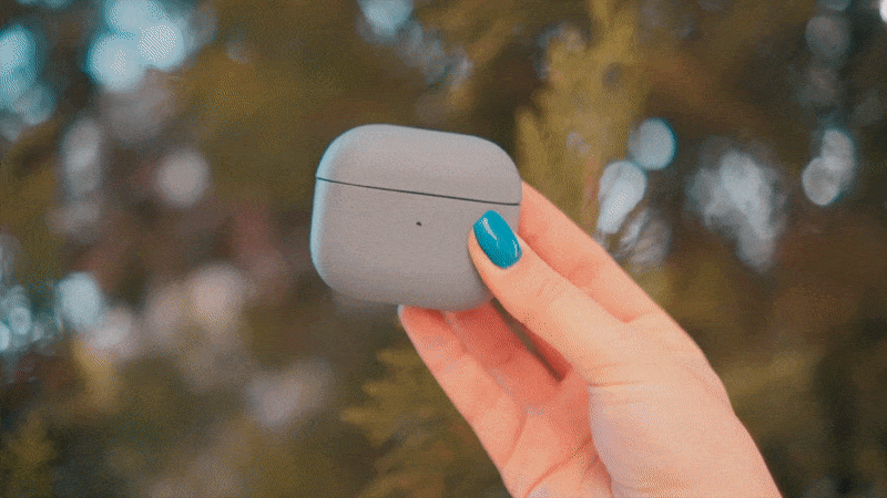 真皮革客製化禮物AirPods 4 收納皮套 AirPods Pro 2代 保護套 - AirPods/耳機保護套 - 真皮 藍色